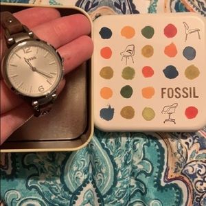 Fossil Genuine Leather Watch